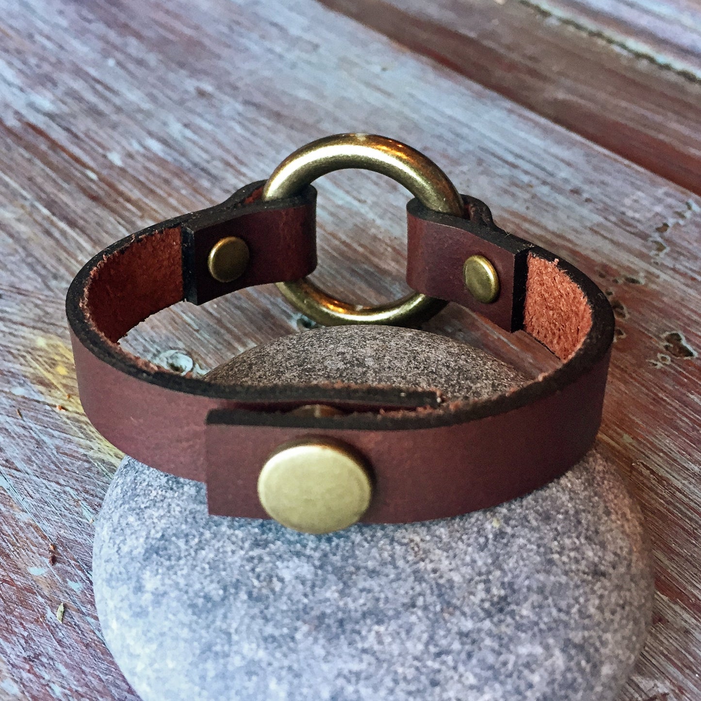 Engraved Leather Bracelet for Women & Men | Womens Leather Jewelry | Leather Wrap Cuff | Boho Bracelet | Mens Leather Cuff