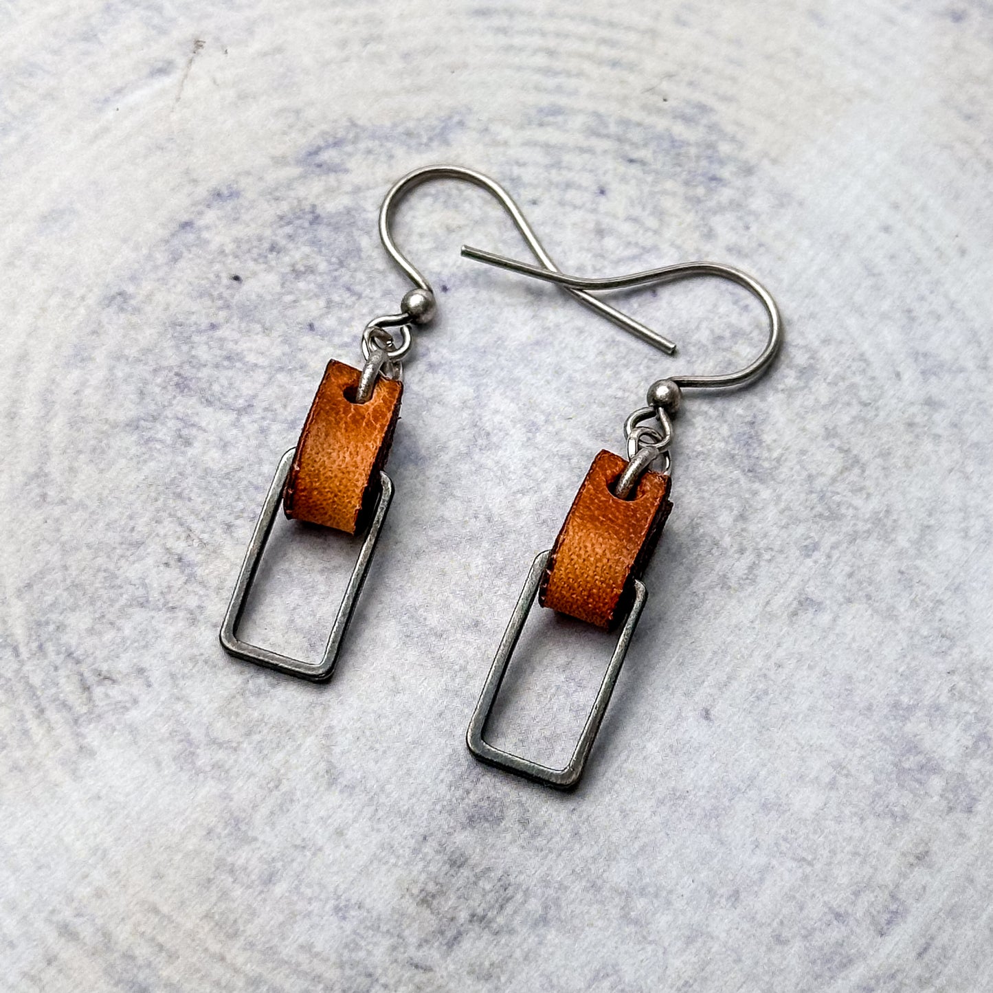 Mini Geometric Drop Earrings - Personalised Jewelry for Women