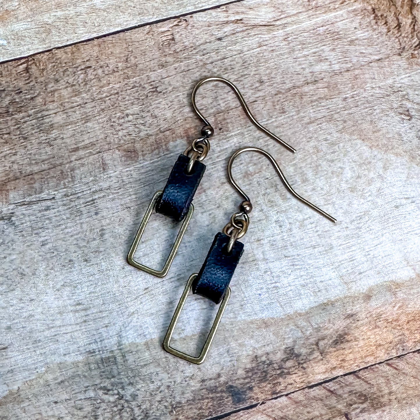 Mini Geometric Drop Earrings - Personalised Jewelry for Women