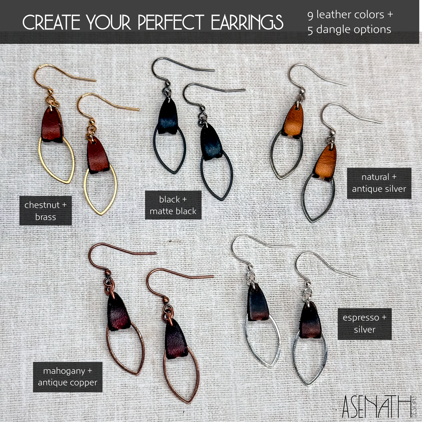 Mini Teardrop Dangle Earrings - Personalised Jewelry for Women