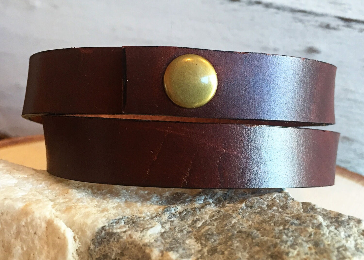 Everyday leather wrap bracelet, Womens leather cuff, Leather wrap bracelet for women, Bracelet for women, Leather jewelry, Anniversary gift