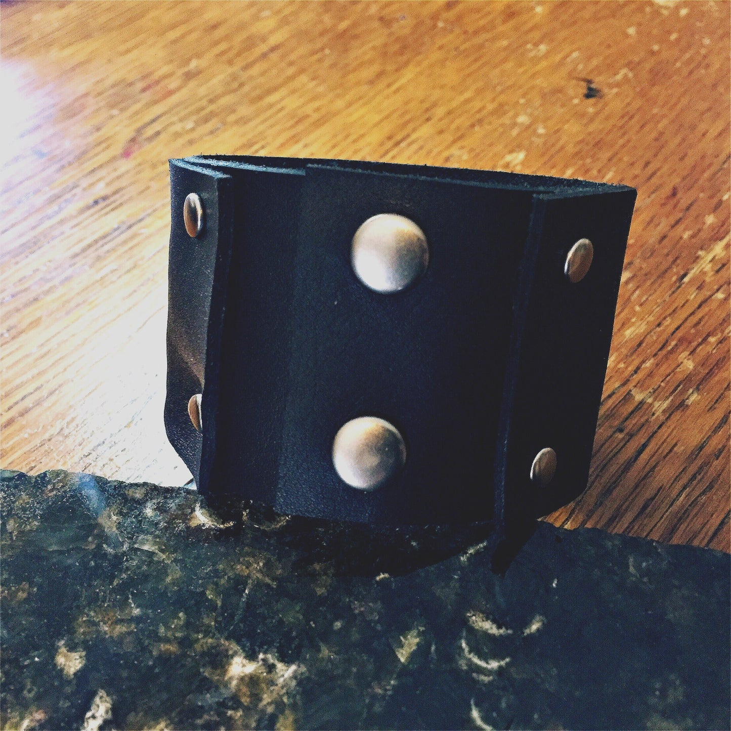 Unisex Leather cuff, Wide leather cuff, Womens leather bracelet, Mens Leather bracelet, Leather jewelry, Anniversary gift