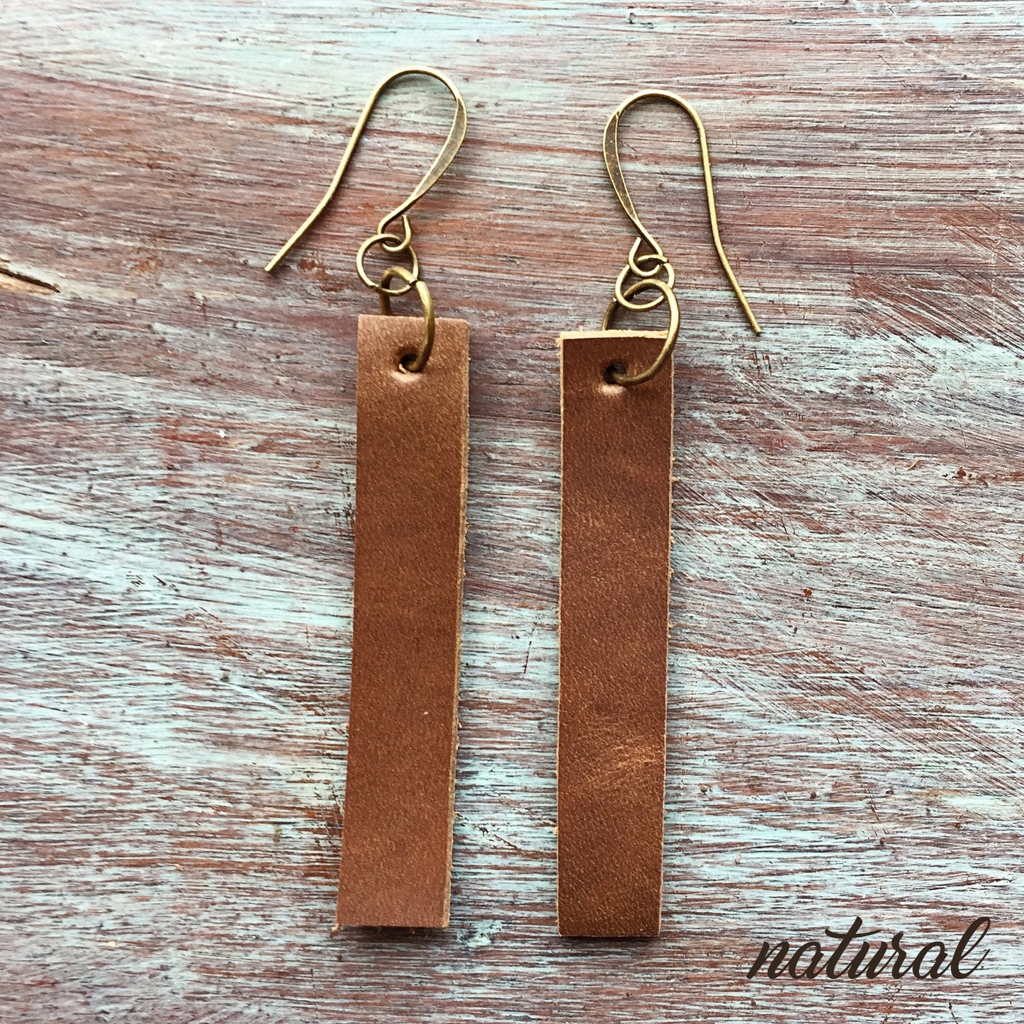 Leather drop earrings, Minimalist earrings, Boho earrings, Leather jewelry for women, Jewelry for women