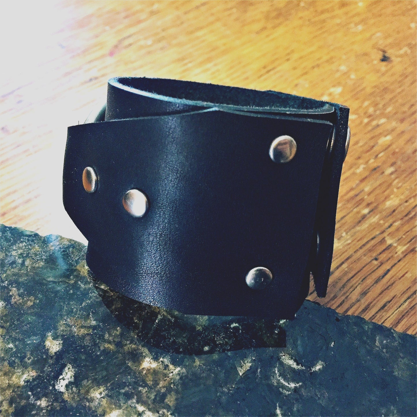 Unisex Leather cuff, Wide leather cuff, Womens leather bracelet, Mens Leather bracelet, Leather jewelry, Anniversary gift