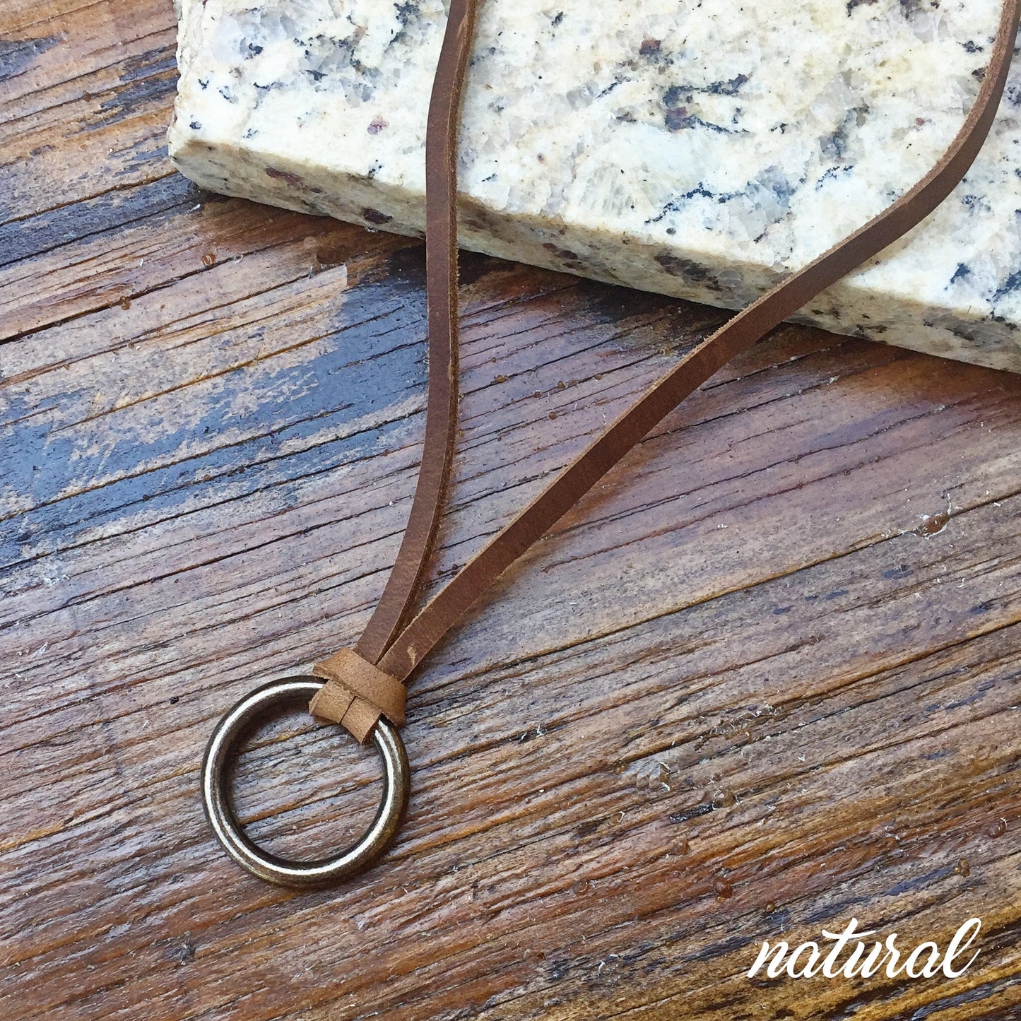 Leather and Silver Necklace | Leather Necklace for Women | Leather Jewelry for Women | Anniversary Gift