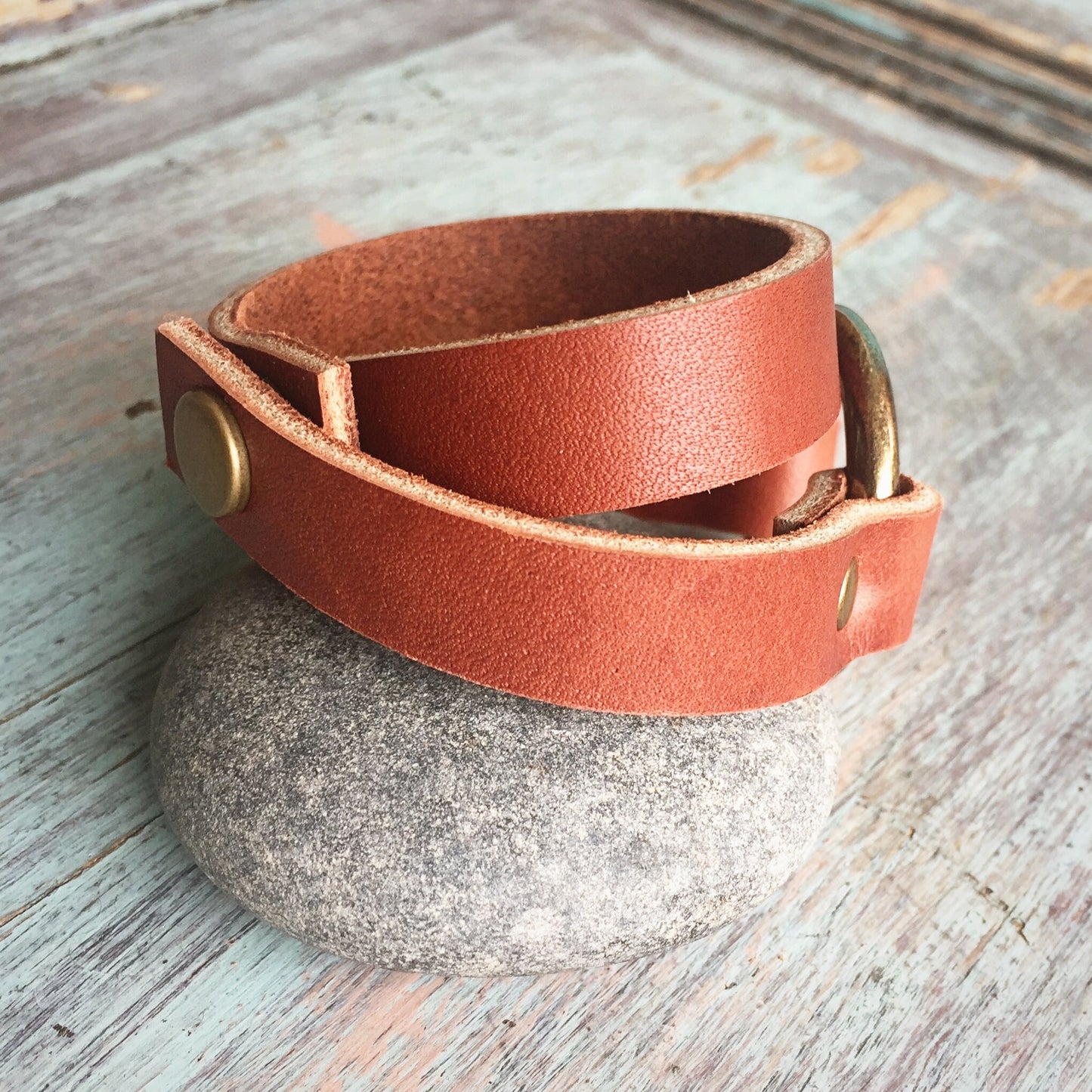Everyday leather wrap bracelet, Womens leather cuff, Leather wrap bracelet for women, Bracelet for women, Leather jewelry, Anniversary gift