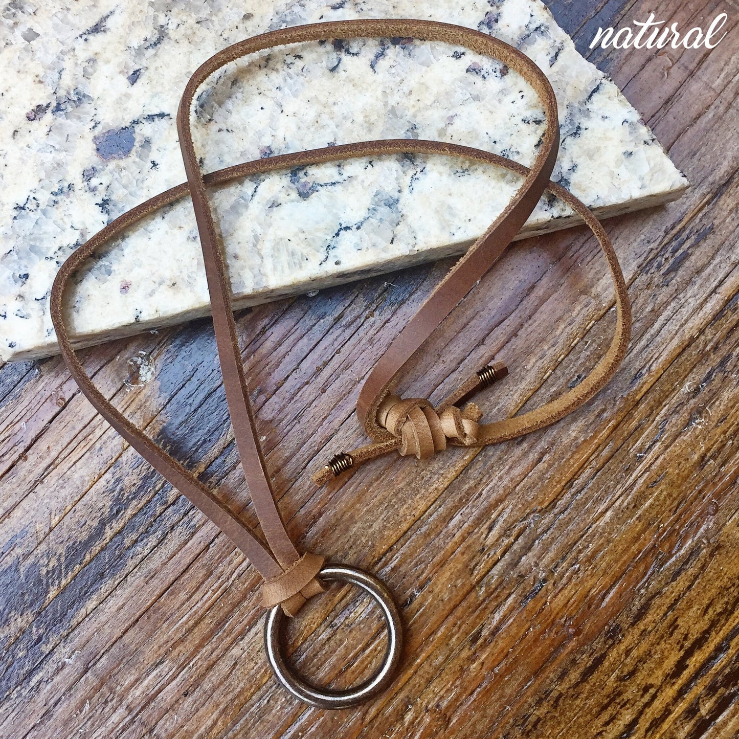 Leather and Silver Necklace | Leather Necklace for Women | Leather Jewelry for Women | Anniversary Gift