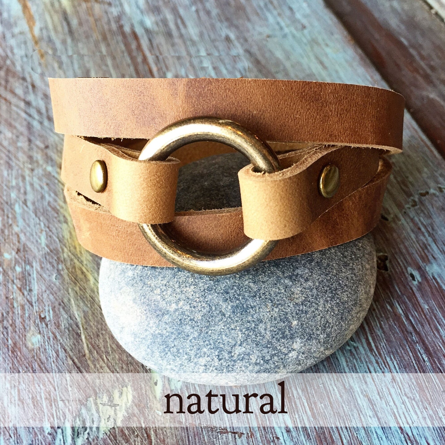 Leather Jewelry Set - Boho Leather Jewelry Set - Women's Leather Cuff