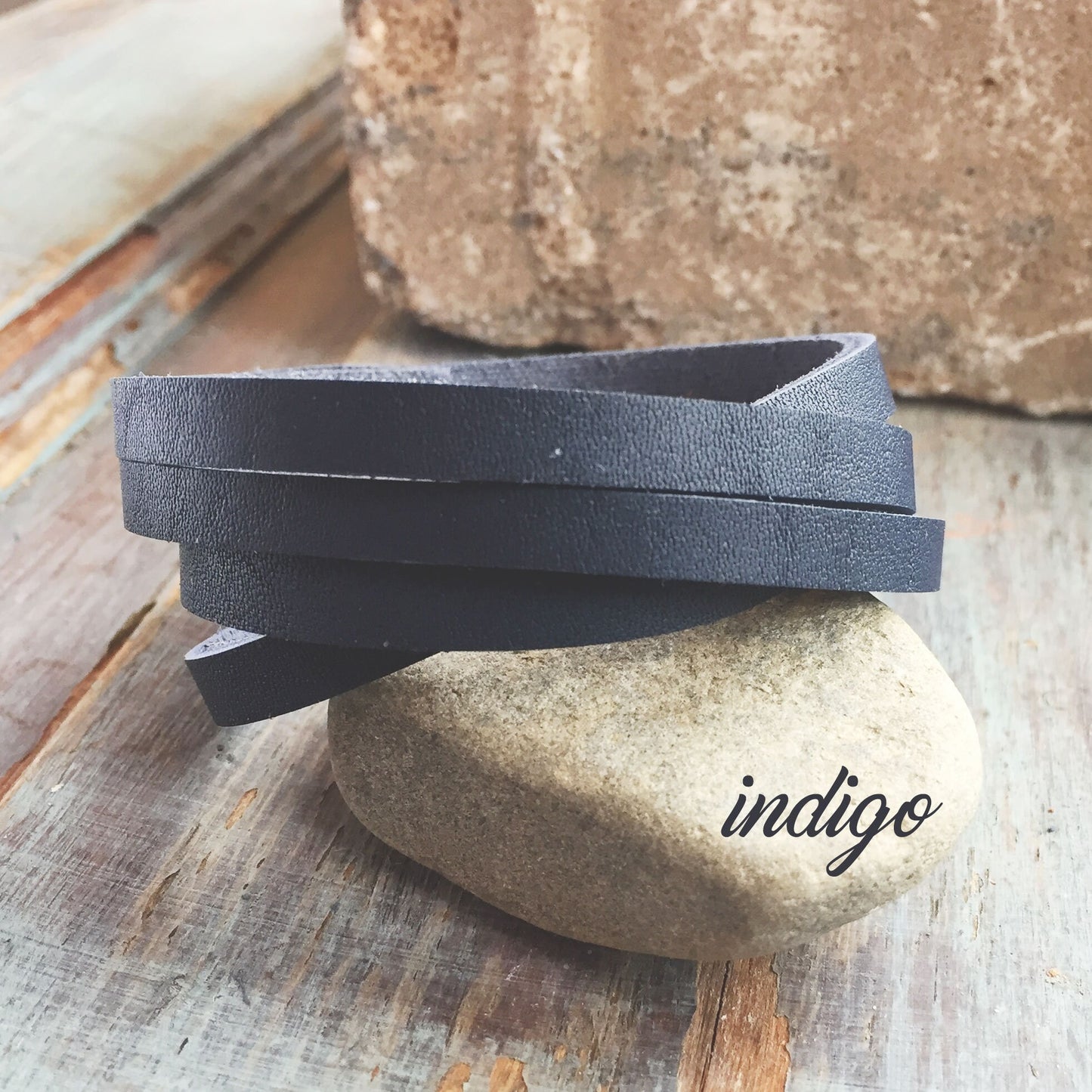 Multistrand Leather Wrap Bracelet - Modern Boho Bracelet - Simple Leather Bracelets for Women