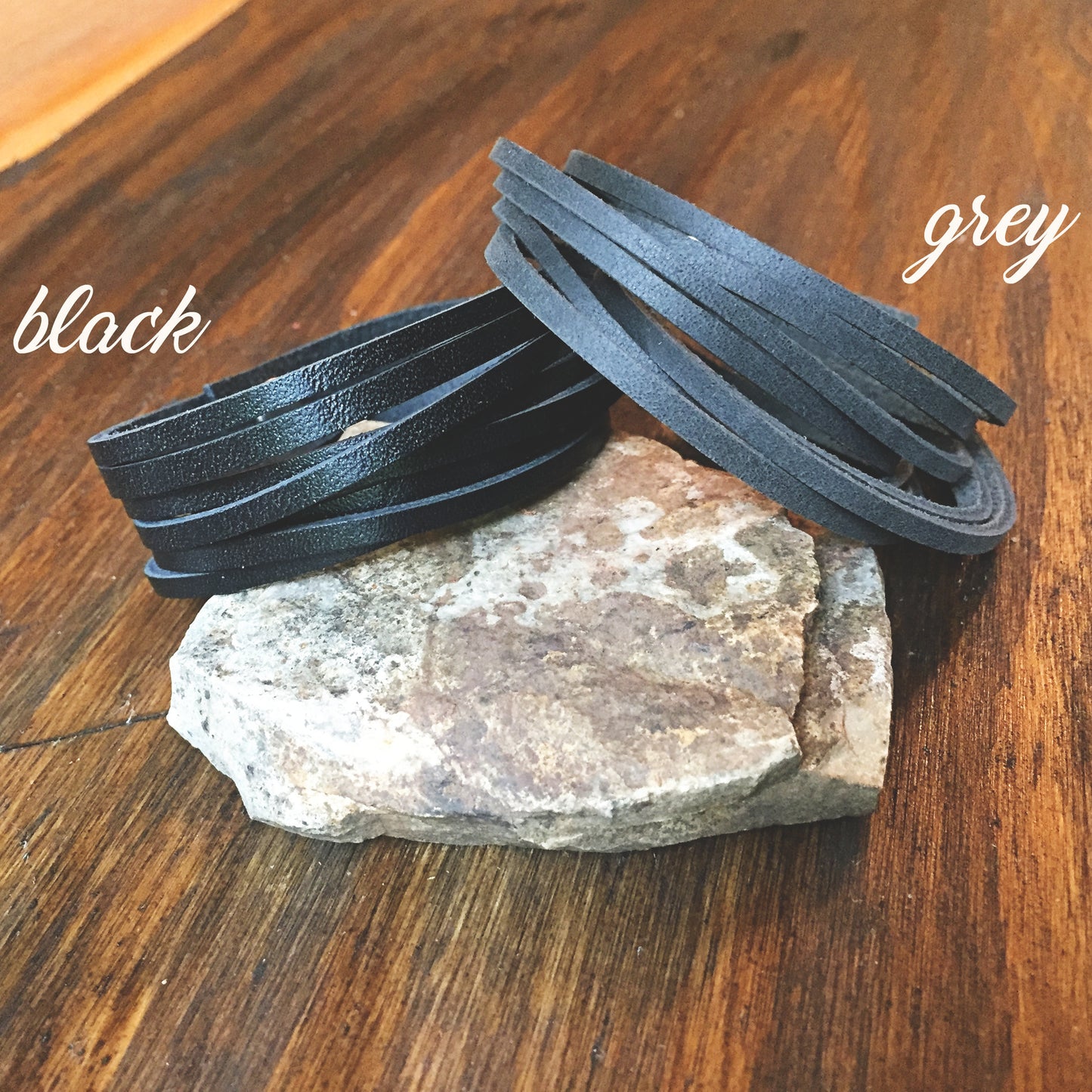 Womens Leather Cuff - Leather Wrap Bracelet for Women - Modern Boho Bracelet - Simple Leather Bracelets for Women