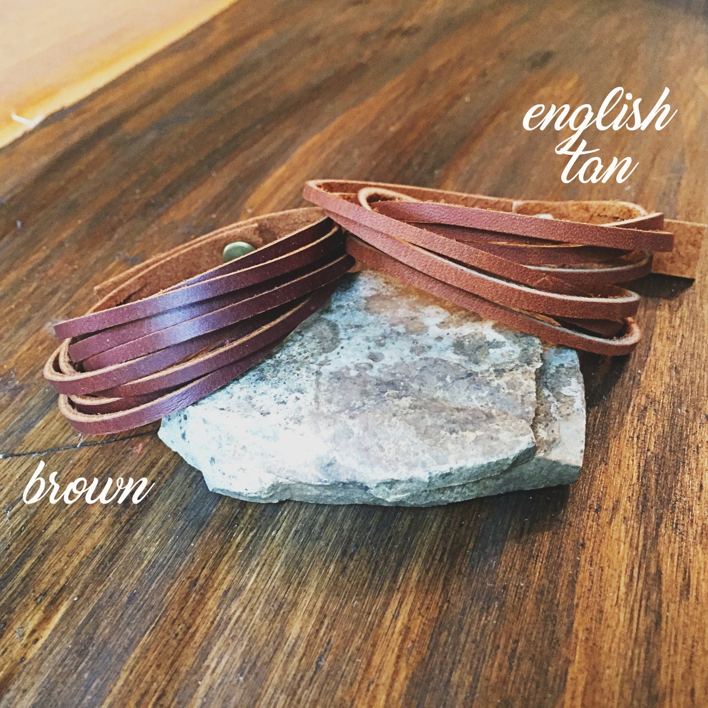 Womens Leather Cuff - Leather Wrap Bracelet for Women - Modern Boho Bracelet - Simple Leather Bracelets for Women
