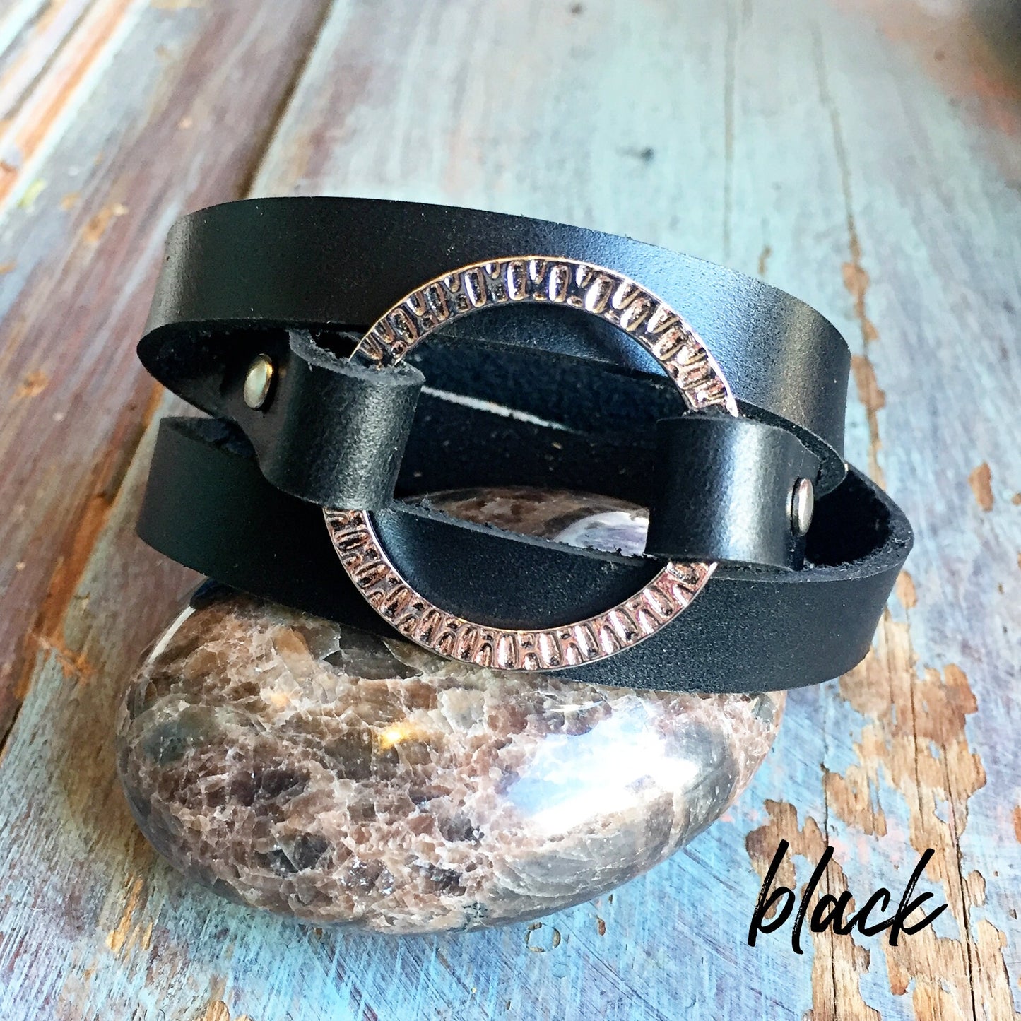 Radiant leather bracelet for women, Leather wrap cuff, Womens leather wrap bracelet, Bracelet for women, Stacking jewelry, Anniversary