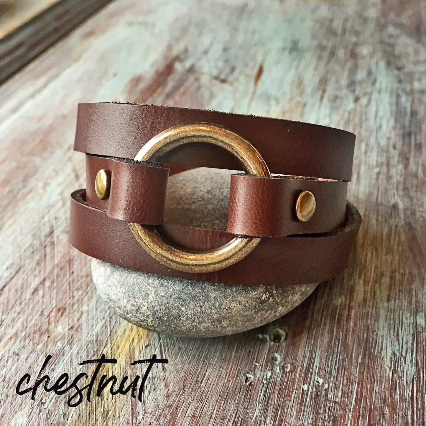 Petite wrap bracelet, Womens leather wrap bracelet, Leather cuff for women, Layering jewelry, Leather jewelry, Anniversary gift