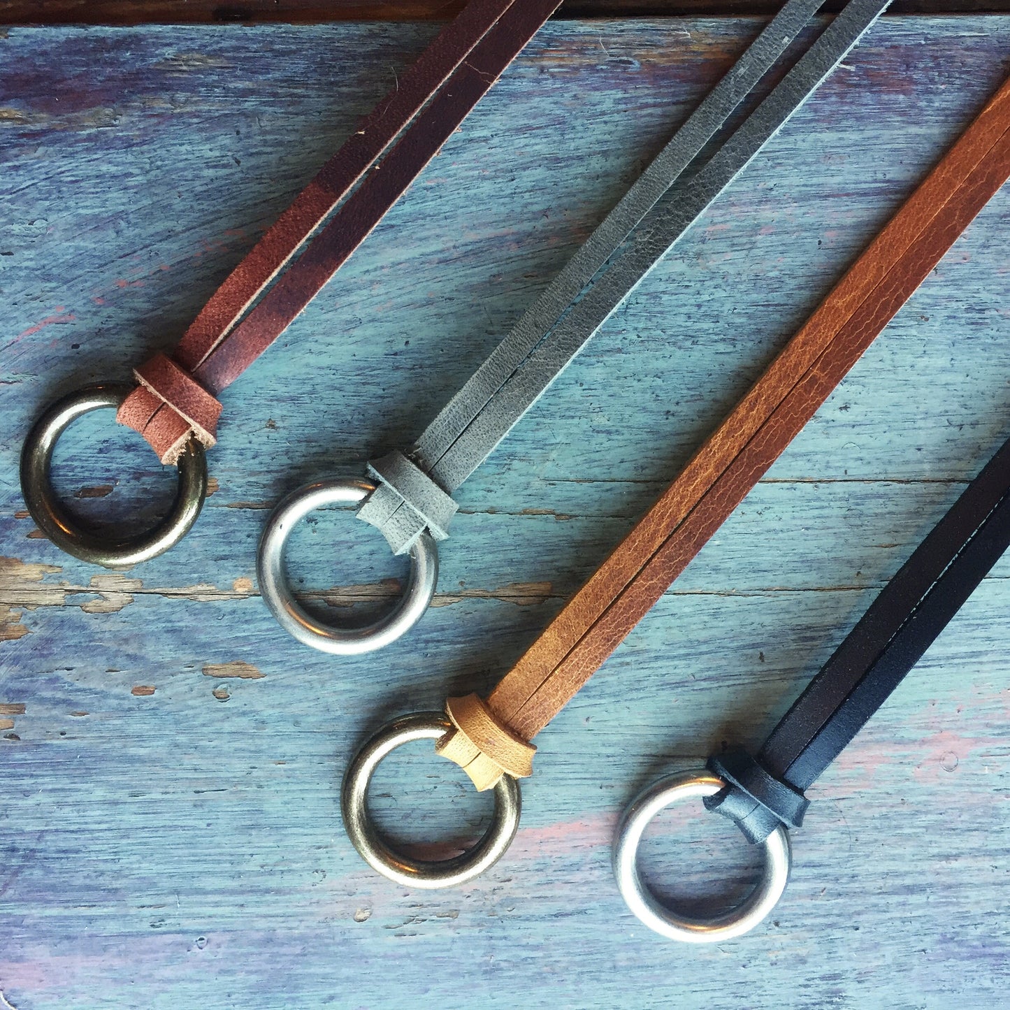 Petite leather necklace for women or men, Leather jewelry for women, Boho leather necklace, Layering necklace, Best friend gift