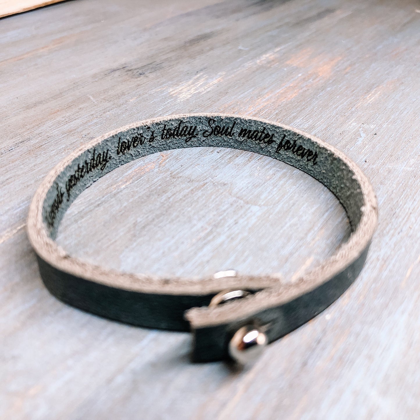 Secret Message Bracelet, Hidden Message Bracelet, Engraved Bracelet, Stacking jewelry, Couples Bracelet