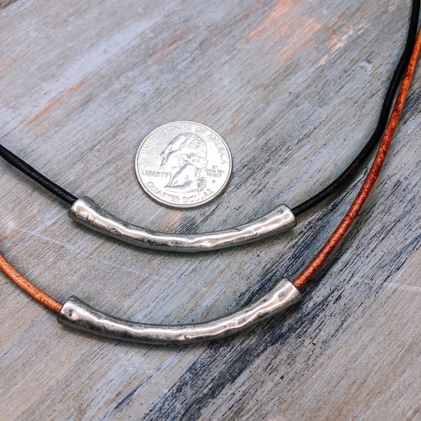 Leather cord necklace for women Leather jewelry for women Boho leather necklace Layering necklace