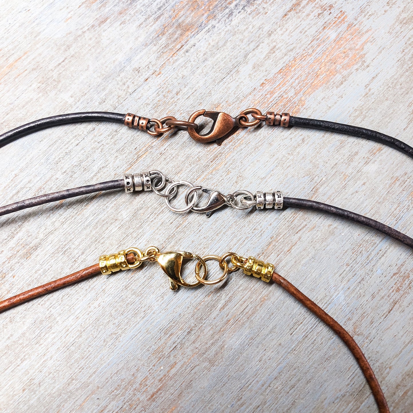 Leather cord necklace for women men | Leather jewelry for him and her | Boho leather necklace | Layering necklace