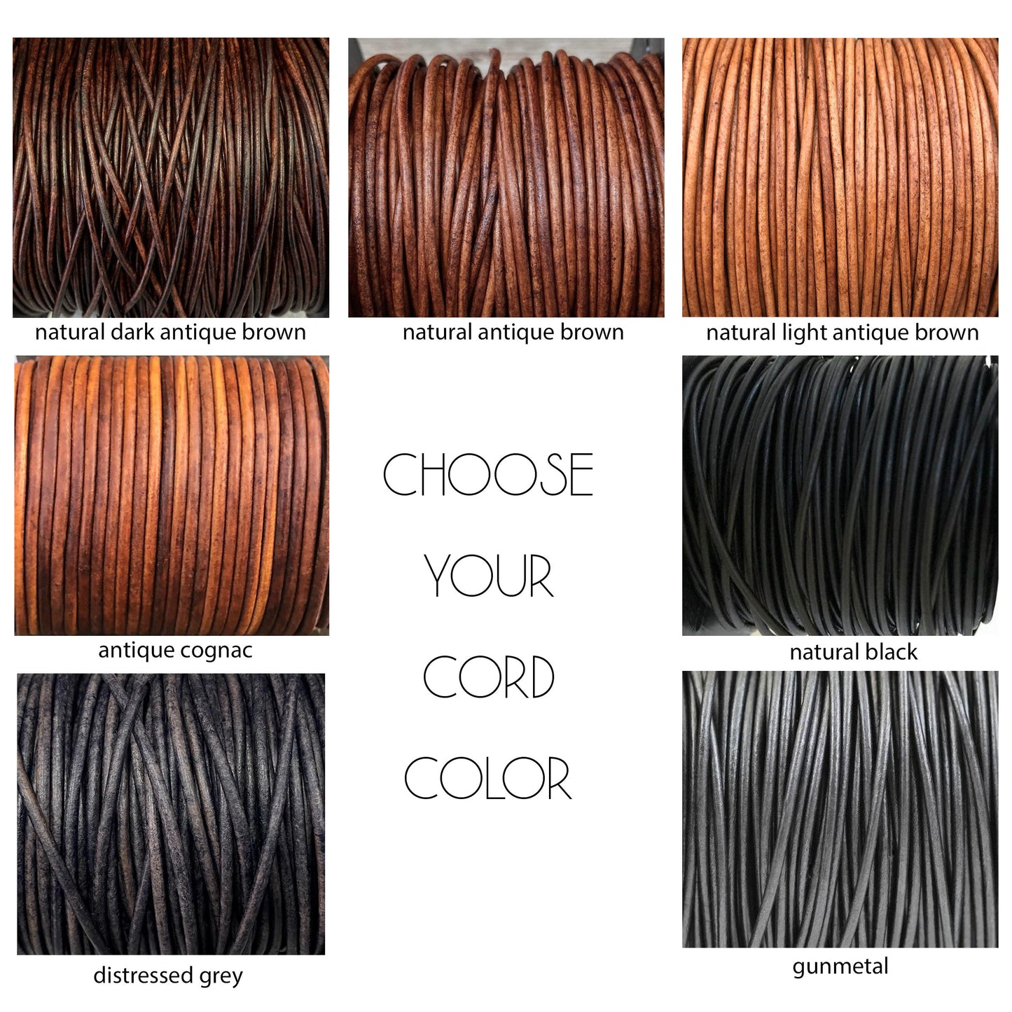 3mm Leather cord necklace for women men Custom pendant necklace Boho leather necklace Stacking necklace