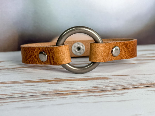 Leather Bracelet for Women Men Modern Boho Style Customize Handmade Jewelry