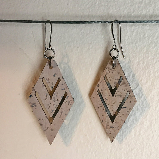 Cork Dangle Earrings