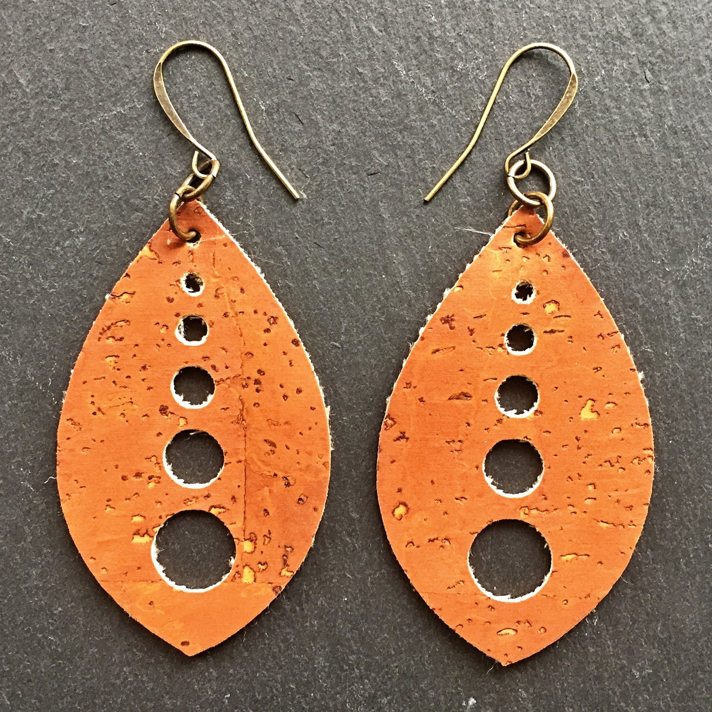 Cork Dangle Earrings