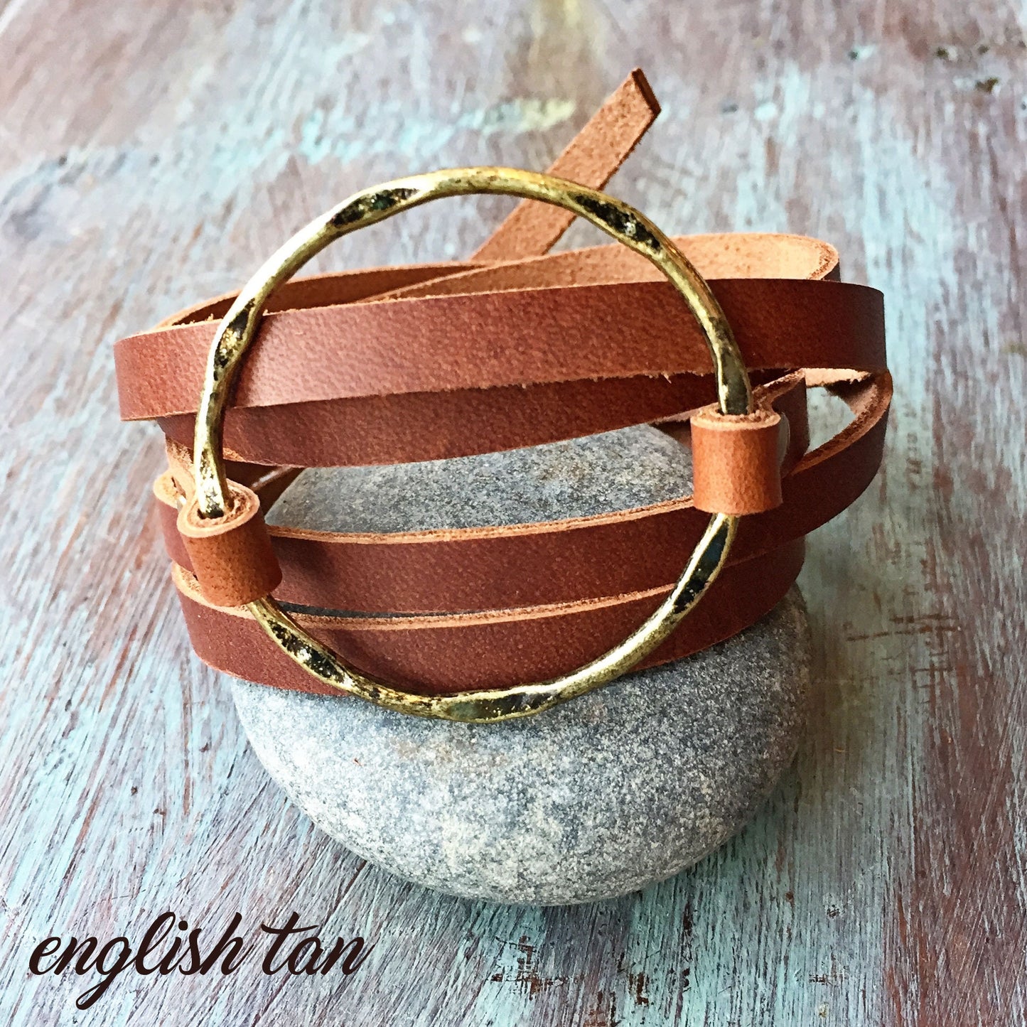 Boho Leather Wrap Bracelet