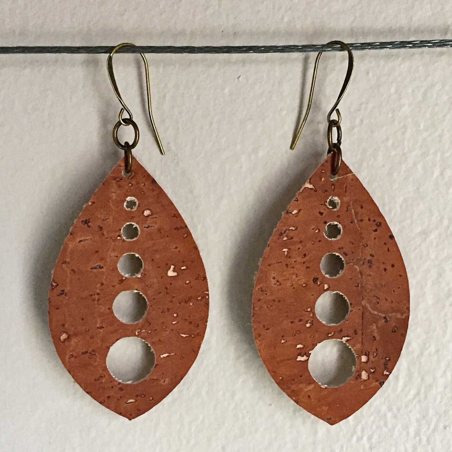 Cork Dangle Earrings