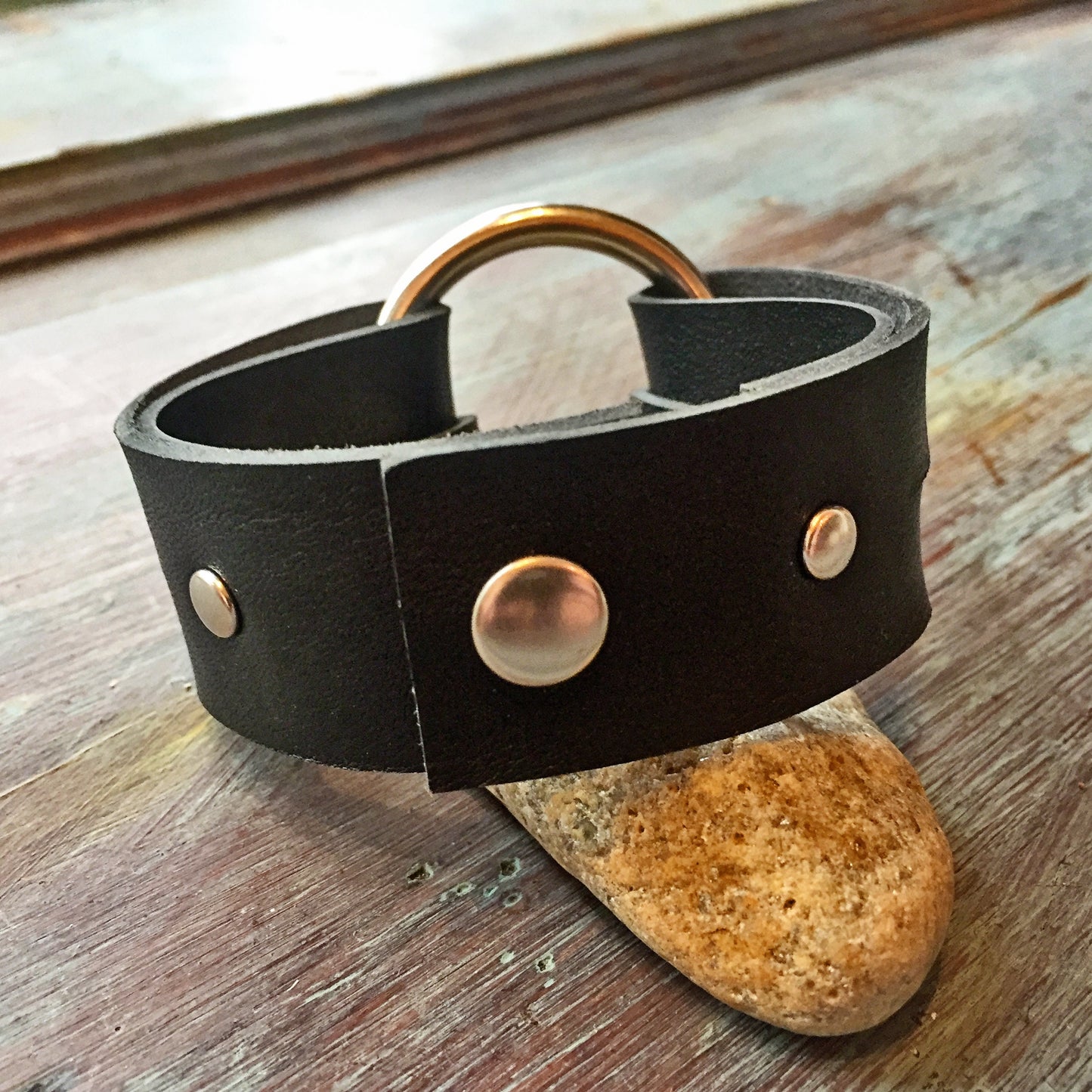 Bold Leather Bracelet