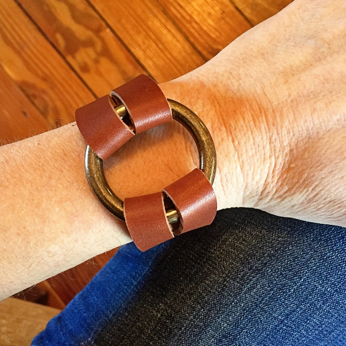 Bold Leather Bracelet