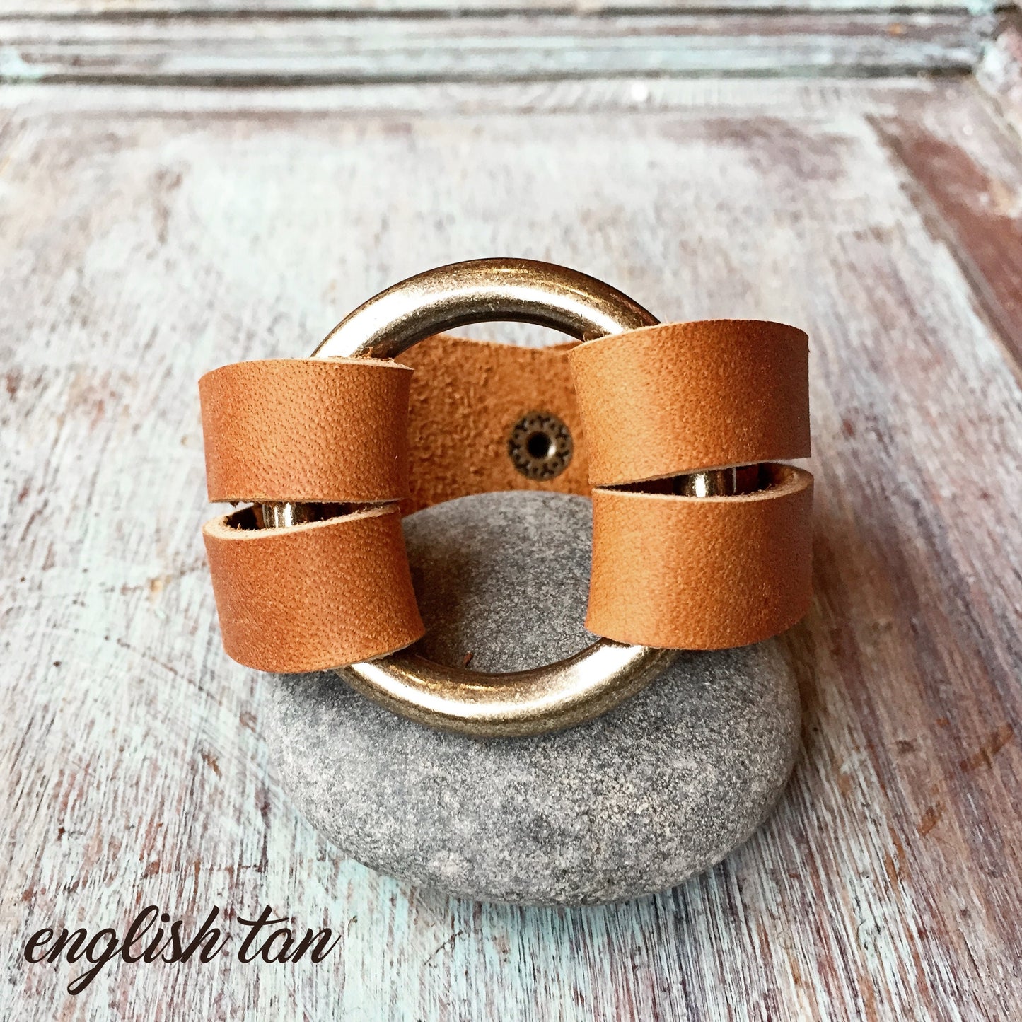 Bold Leather Bracelet