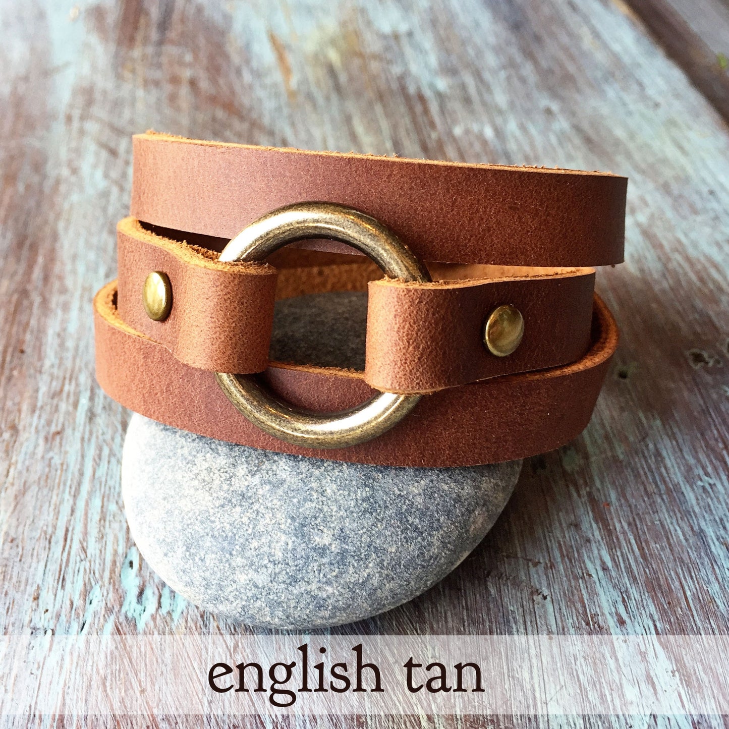 Petite Leather Wrap Bracelet