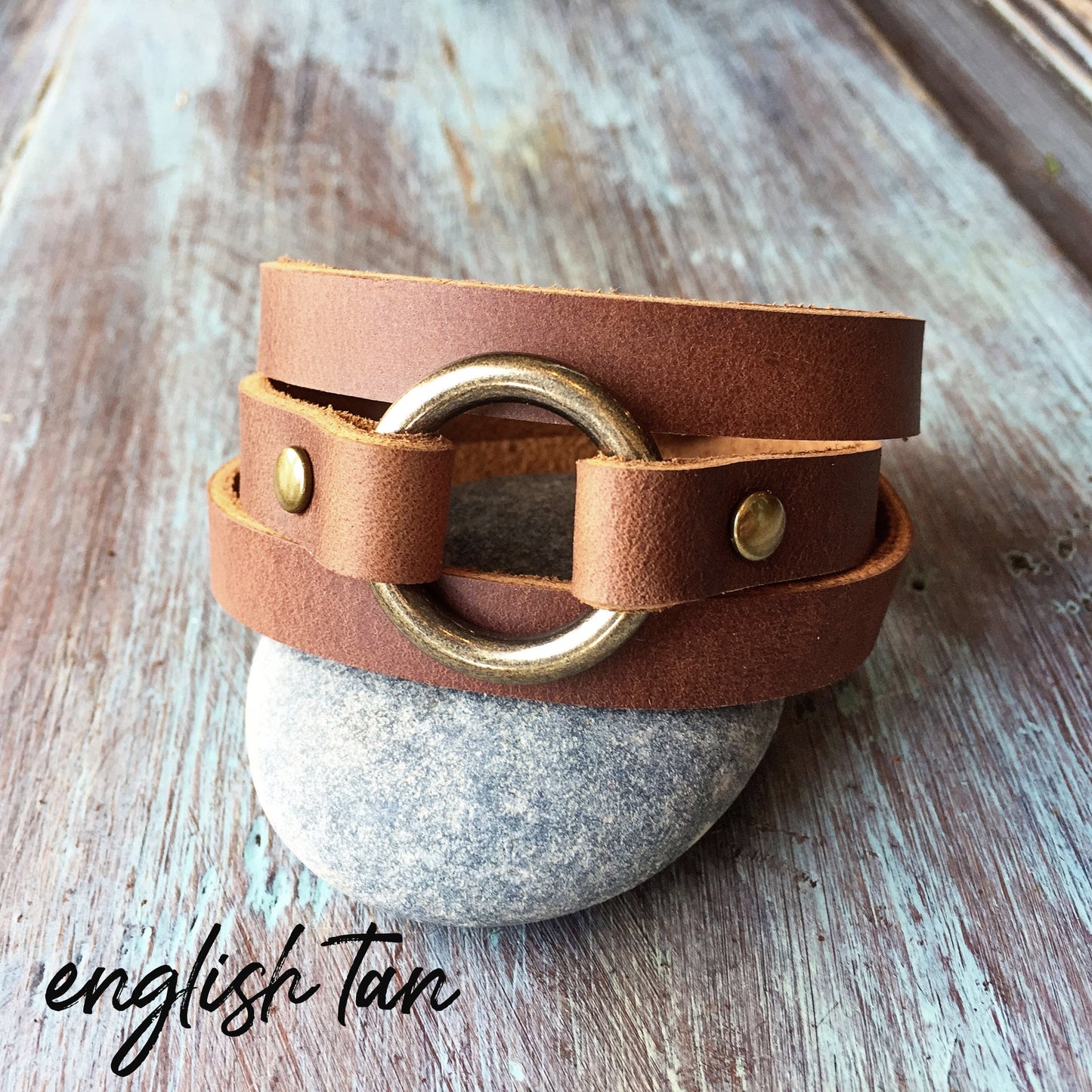 Petite Leather Wrap Bracelet
