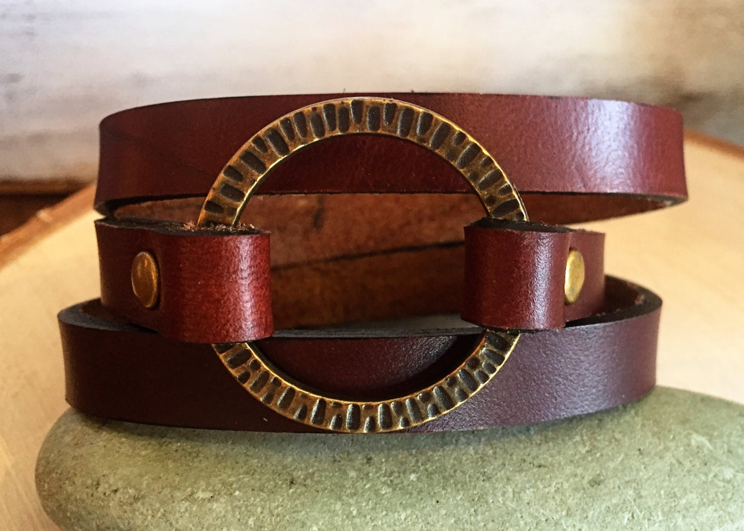Radiant Leather Bracelet